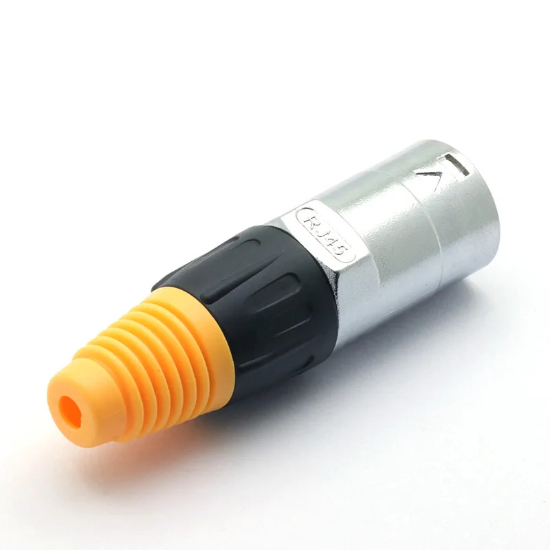 10 шт. RJ45 разъем типа винта CAT5E водонепроницаемый Панель Крепление металлический