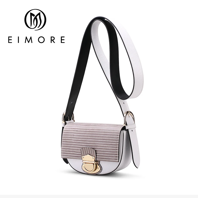 

EIMORE Color Panelled Mini Women Shoulder Bags Female Small Messenger Crossbody Bags Lady Genuine Leather Handbag Bolsa Feminina