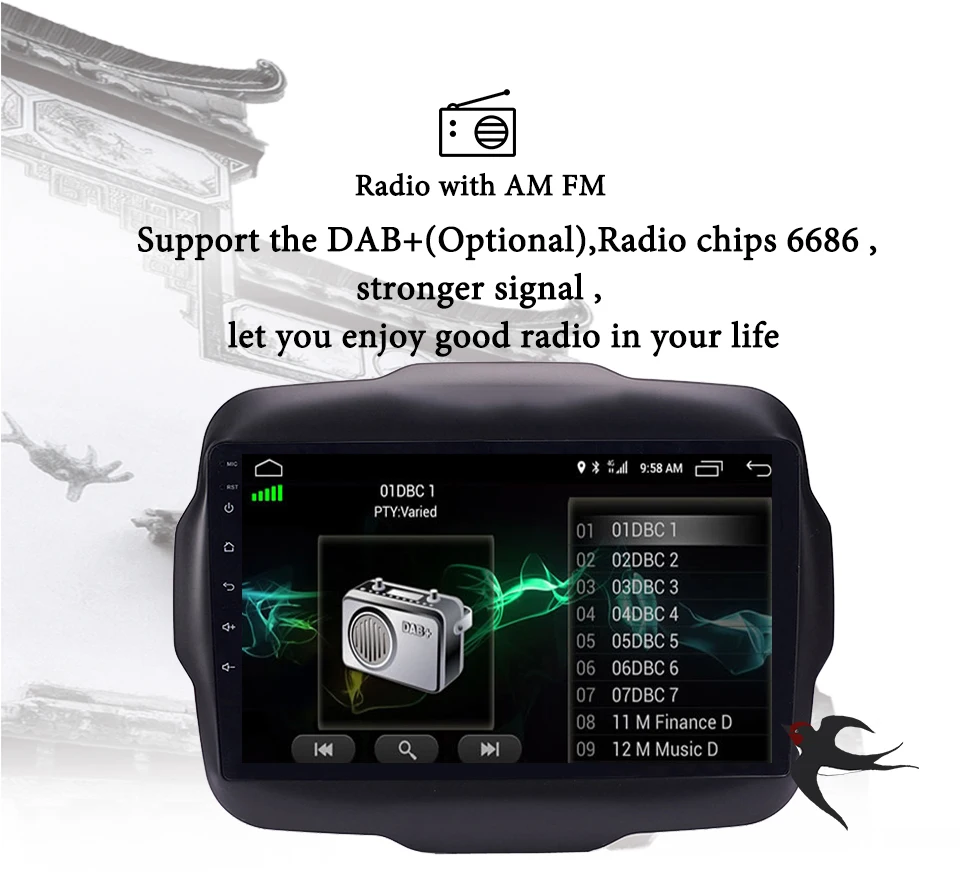 Best 9" Android 9.0 Car DVD Video Player GPS For Jeep Renegade 2015 2016 2017 2018 radio audio stereo headunit navi bluetooth 4G SIm 5 Best 9" Android 9.0 Car DVD Video Player GPS For Jeep Renegade 2015 2016 2017 2018 radio audio stereo headunit navi bluetooth 4G SIm 5