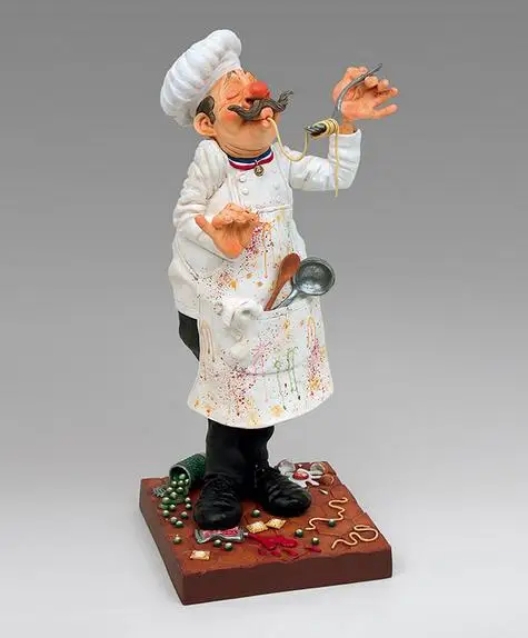 

head Arts Crafts deer head The Cook chef (small) French designer FORCHINO has a collection of sculptures