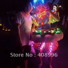 Светодиодный светящееся платье для выступлений/карнавальное платье/светящиеся костюмы/02