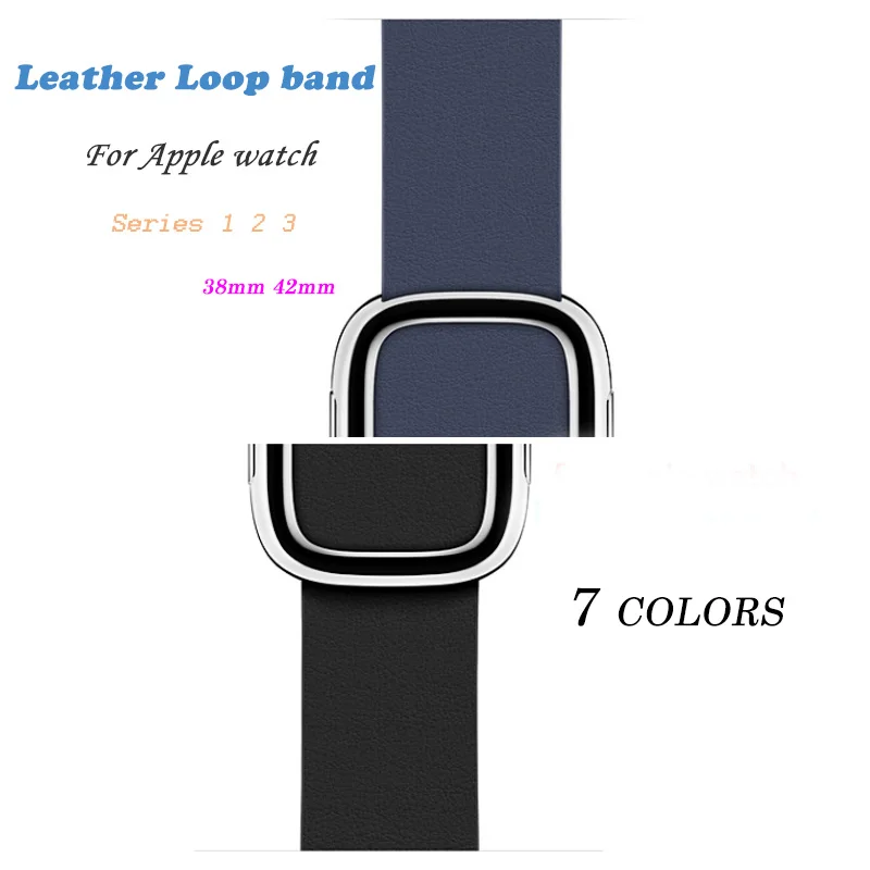

SUEF quality leather buckle for apple watch strap for apple watch band 42mm / 38mm for iwatch 3/2/1 strap bracelet