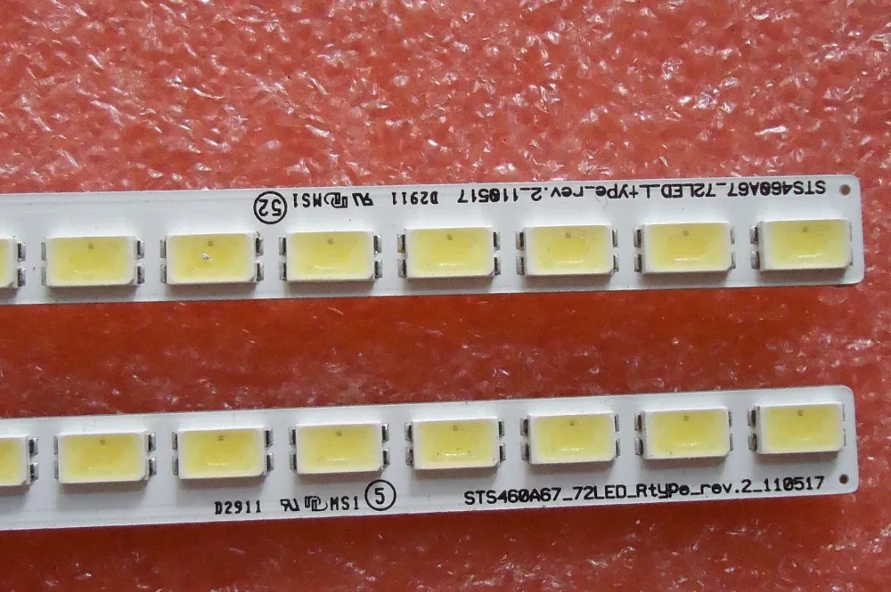 led backlight screen TCL L46V7300A-3D LJ64-03342A STS460A67-72LED-RTYP 1pcs=72led 506mm | Электроника