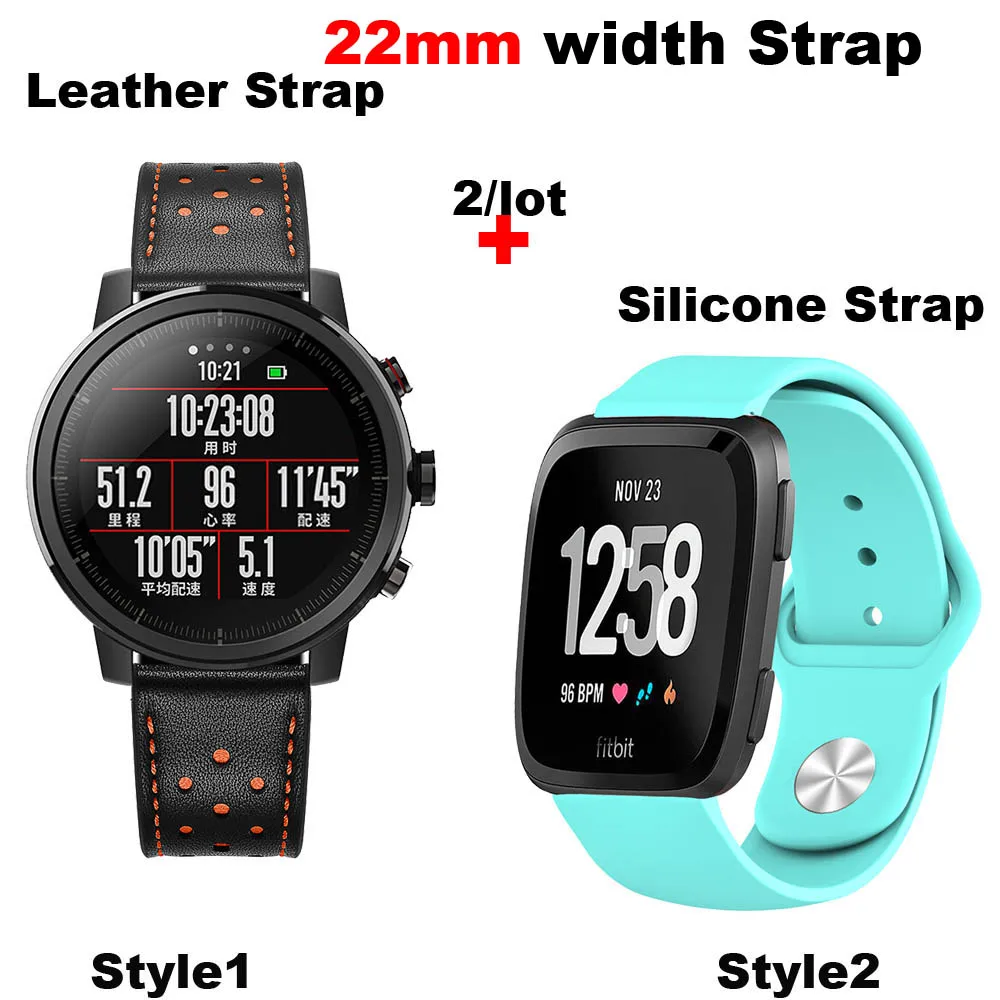 

22mm Bracelet Strap For Xiaomi Amazfit GTR 47mm Pace Stratos Watchband For Samsung Gear S3 Galaxy 46mm Watchstrap For Huawei GT