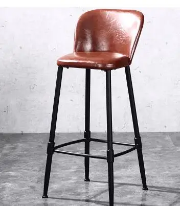Bar chair. Vintage bar stools. Back seat. Lounge chair. Cafe chair. Iron chair