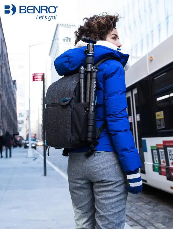 benro Tripod Carbon Fiber Single Reverse Camera Tripod Photographic bracket IF19C Portable Carpet R