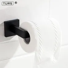 SUS 304 черный держатель туалетной бумаги из нержавеющей стали для ванной комнаты держатель рулона для рулон бумажных полотенец квадратный аксессуары для ванной комнаты