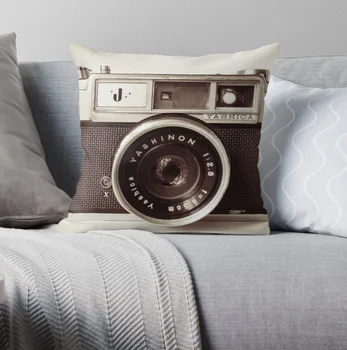 

Old Camera Pillow Covers Cases Pattern Nordic Cover Cushion Pillowcase Square Print
