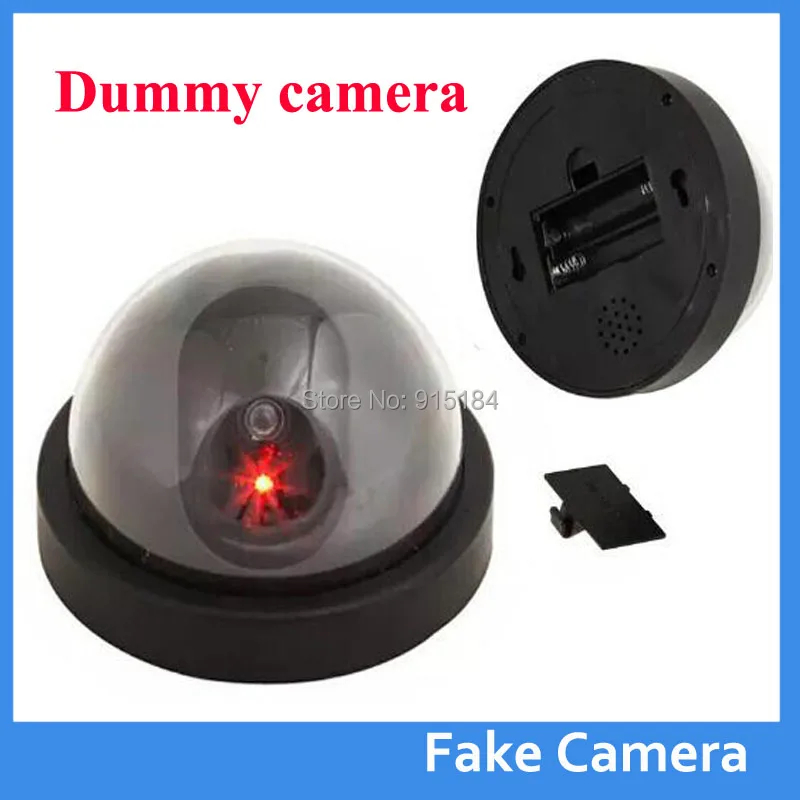 Fake Camera AA Battery for Flash Blinking LED Dummy Security Camera Dome CCTV Camera ...