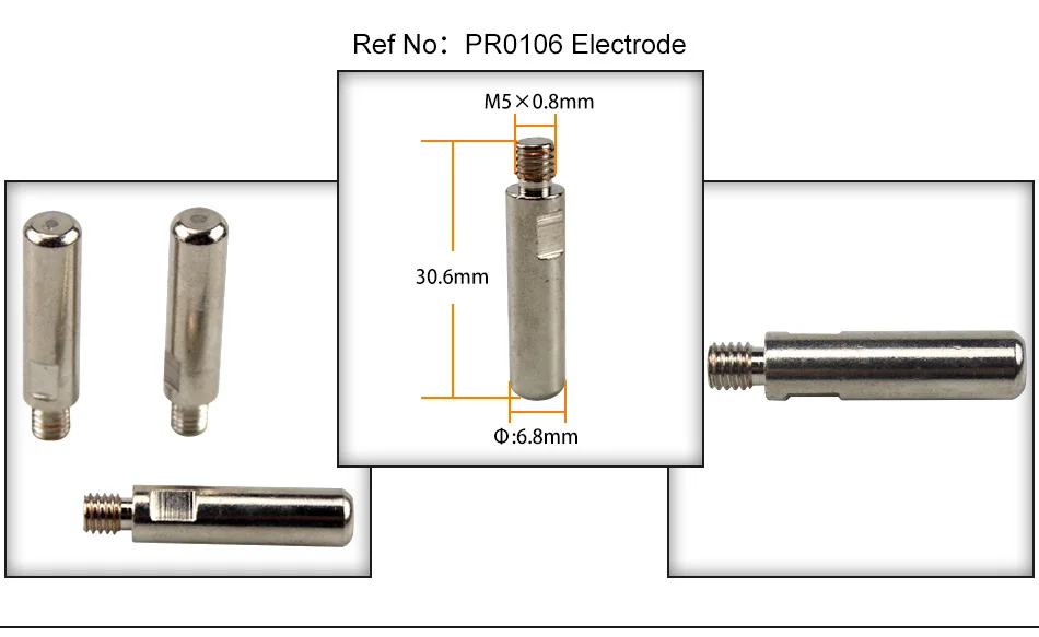 Шт. 10 шт. плазменный резак S45 факел Trafimet расходные материалы комплект PR0106 длинный электрод