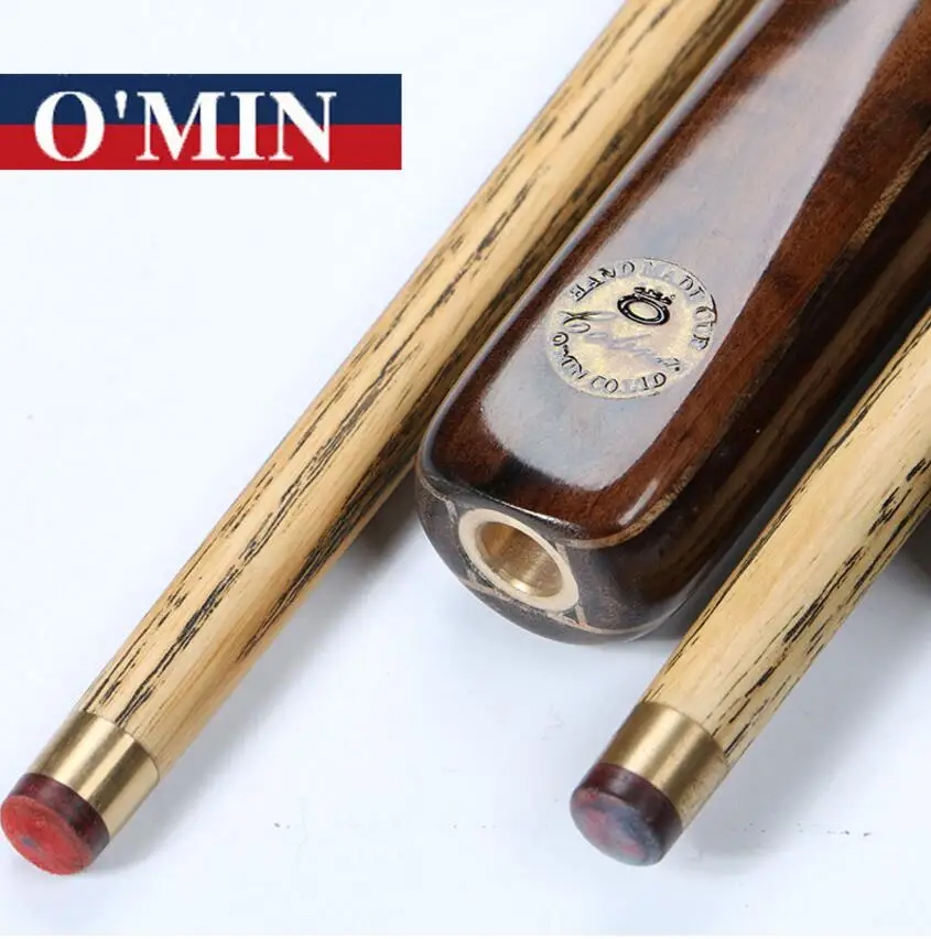 OMIN 3/4 Snooker Cue Stick 9 5 мм наконечники ручной работы s чехол из пепельного дерева