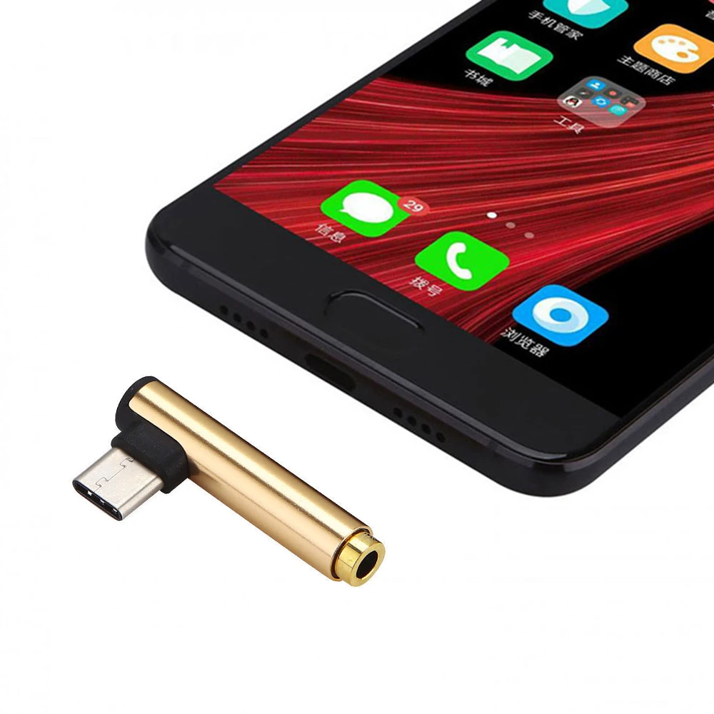 Оптовая продажа переходник для наушников USB Type C на 3 5 мм AUX кабель конвертер Xiaomi