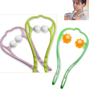 

Neck Shoulder Cervical Vertebra Massager Household Multifunctional Manual Kneading U Adult Meridian Ball Neck Massage Ball