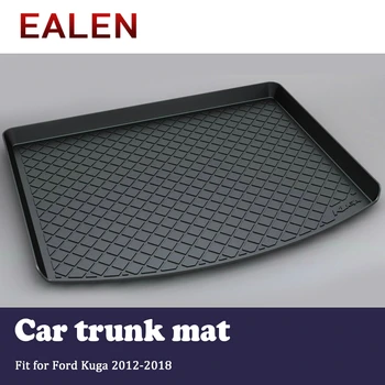 

EALEN For Ford Kuga 2012 2013 2014 2015 2016 2017 2018 Boot Tray Styling Anti-slip Mat accessories 1Set Car Cargo rear trunk mat