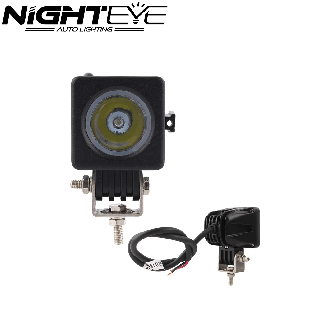 

1pc 2inch 10W With Cree LED Work Light Spot Beam Lamp For Jeep Offroad ATV SUV Truck Boat Daytime Running Light DRL Free Ship