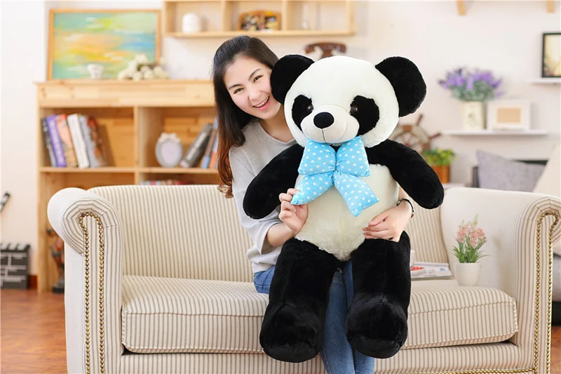 55/75 см, 1 штука, большой размер, панда, плюшевая игрушка, кукла, медведь, подушка, мультяшная панда, кукла, детские игрушки, подарок на день рождения для детей