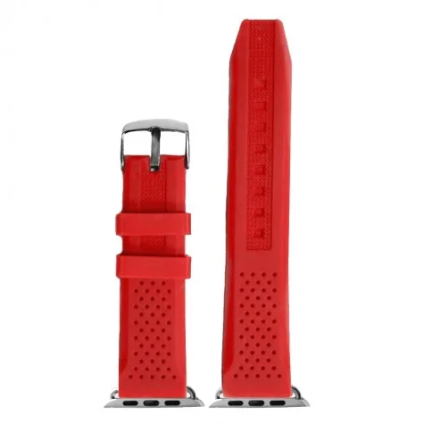 38mm Red Color Silicone Watch Band Replacement for Apple iWatch WB1101F38JB