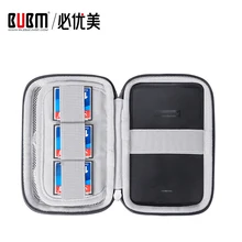 Сумка BUBM для 2,5 дюйма банка силы жесткого диска цифровые приемные аксессуары EVA Кабельный органайзер Портативная сумка для USB флеш-накопителя