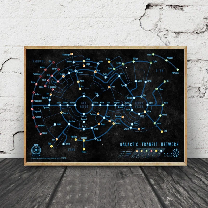 

Star Citizen Game Art Canvas Fabric Poster Prints Home Wall Decor Painting 30x20 Inches