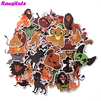 

R309 40 pcs/set Cartoon Animals PVC Waterproof Fun Sticker Toy Luggage Sticker Motorcycle And Luggage Notebook Sticker