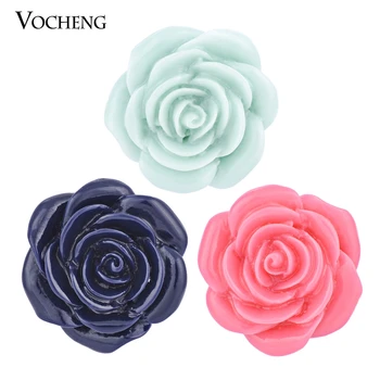 

Vocheng Ginger Snap Jewelry 18mm Interchangeable Resin Flower Charms Vn-496