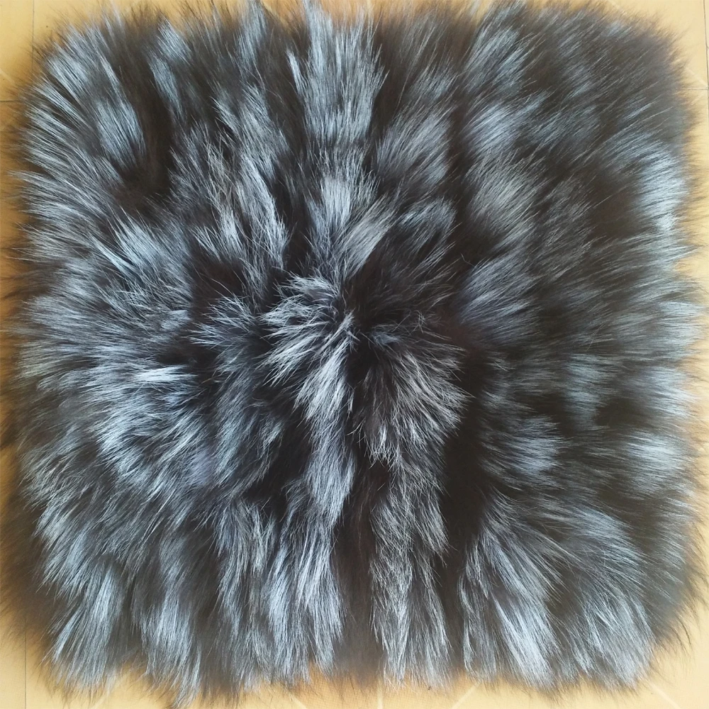 Real Natural Fox Fur Pillow Covers For Sofa Real Fur Pillow Cover