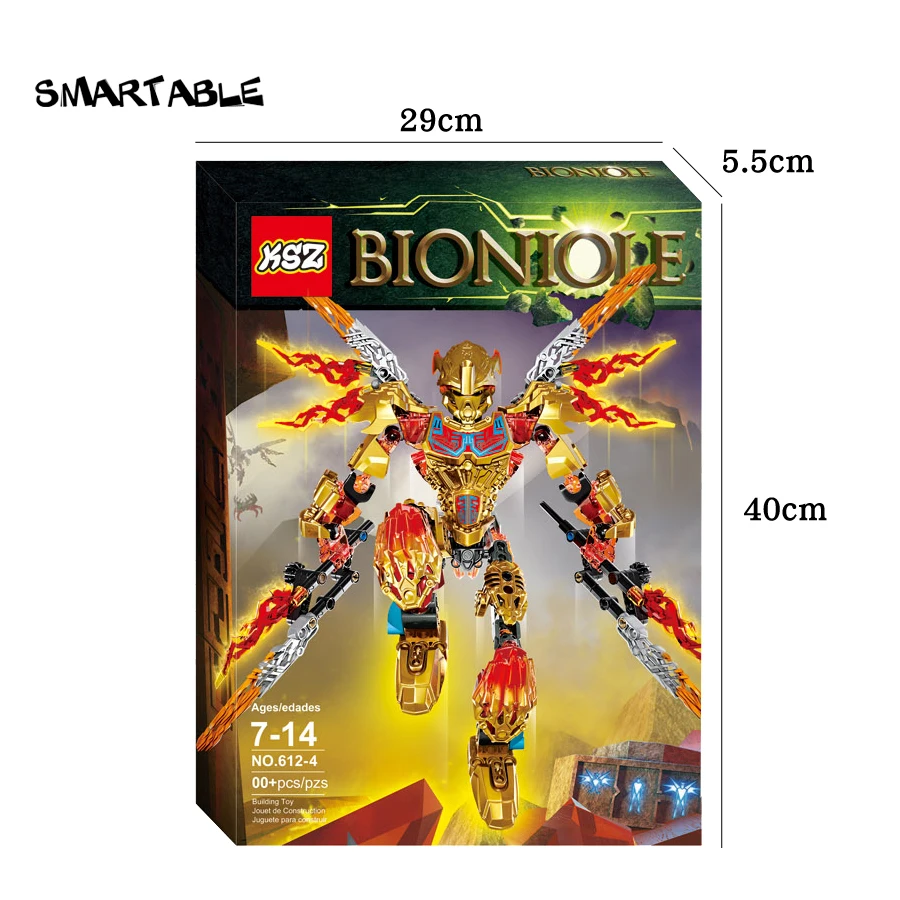 Продажа Smartable BIONICLE 209 шт. Tahu Ikir фигурки 612 4 строительные блоки игрушки Совместимые все бренды 71308 + 71303 BIONICLE подарок для мальчика