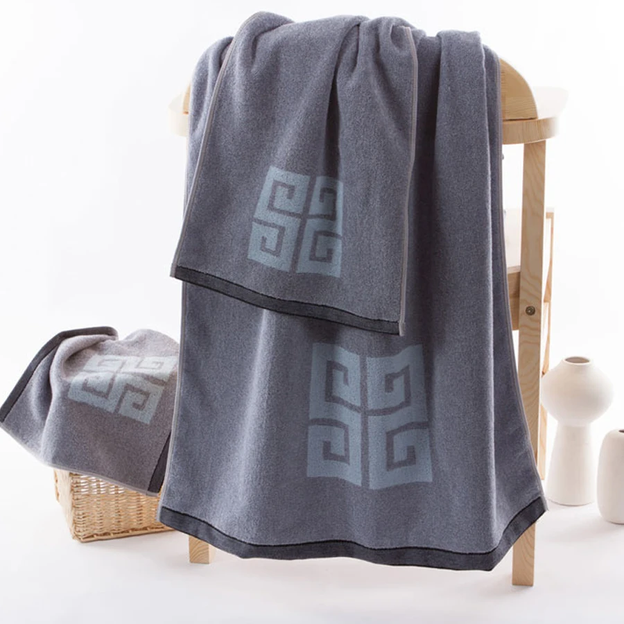 

Bathroom Towel Sets Shower Microfiber Towel Spa Bath Towels for Adults Jacquard Wody Hotel Towels Cotton Decoration Products 5T8