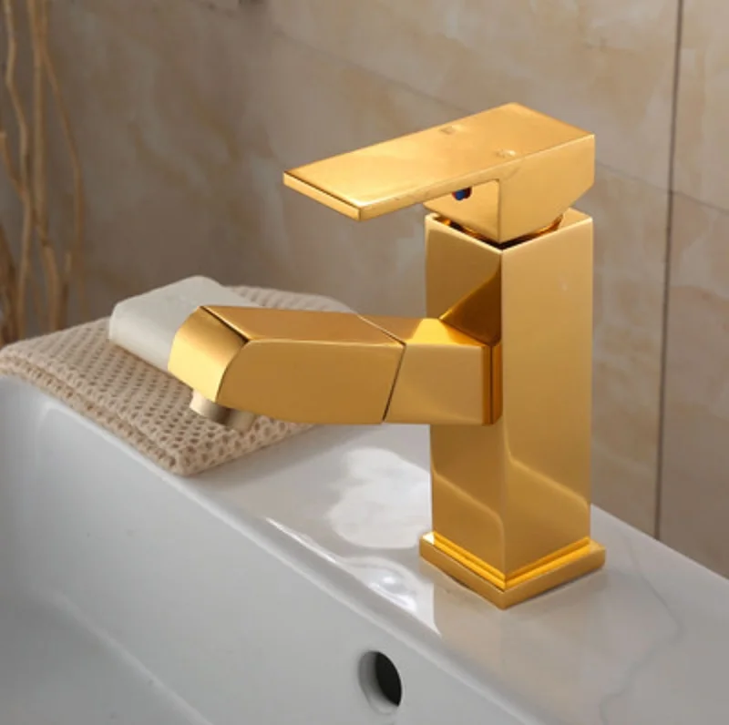 

Kitchen Faucets Sink Silver Taps Single Handle Pull Out Kitchen Tap Swivel 360 Water Mixer Tap Torneira#0X06