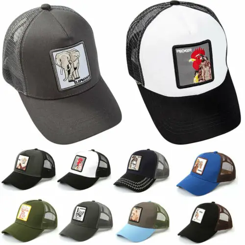 

Meihuida 2019 Animal Embroidery Baseball Caps Goorin Bros Animal Farm Trucker Eye Of The Woodpecker lion Baseball Cap