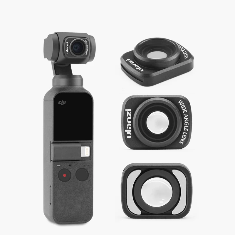 Ulanzi OP-5 Osmo Карманный широкий ангел объектив камеры для DJI Osmo Карманный Магнитный Лен подставка База крепление для DJI OSMO к