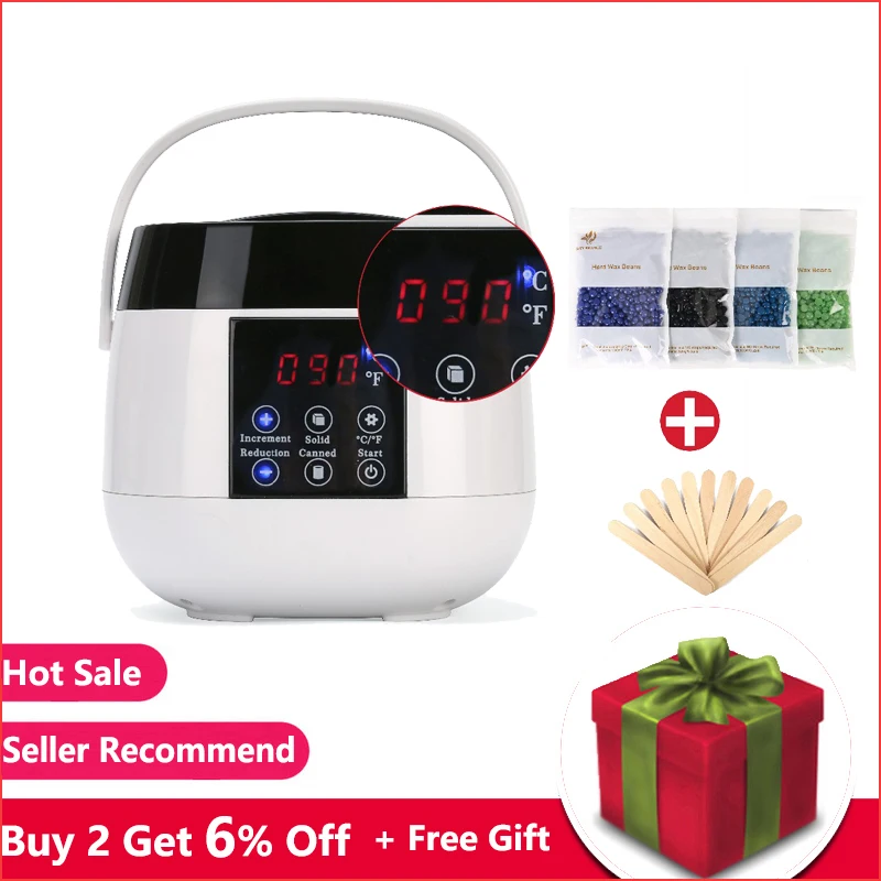 Воск теплее нагреватель горшок Эпилятор комплект для депиляции парафиновая
