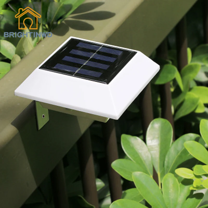 Outdoor Solar Lights Fence Light 4LED 3.7V 1.5W Super Bright Modern