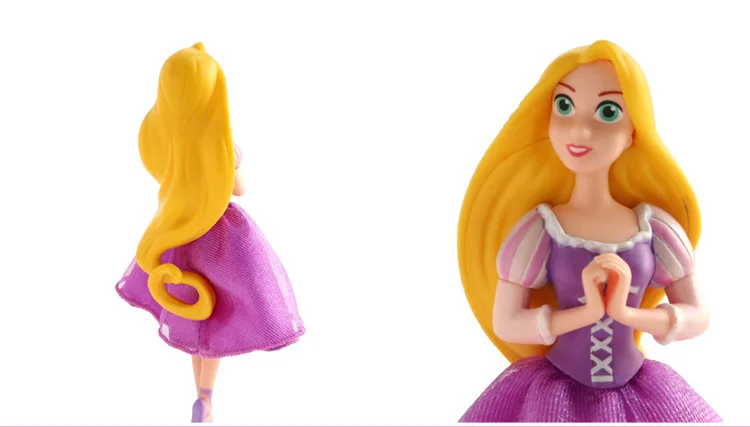 Figura de Ação Brinquedos para Crianças Disney Genuína Princesa Cinderela Neve Branca Bola Caneta Decoração Pvc Coleção Estatueta Presentes 18cm 14 High Quality Mamãe e Bebê