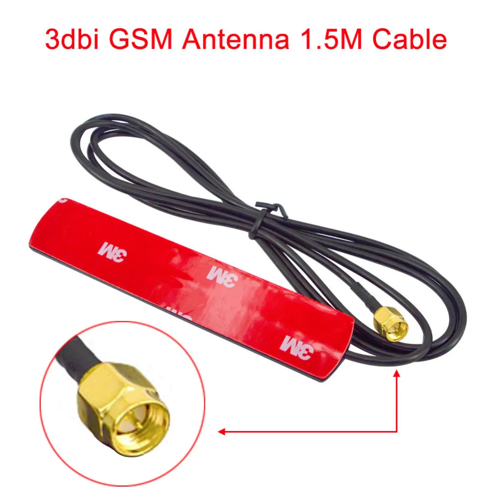 2dbi-3dbi антенна GSM 824-960 мГц 1710-1990 мГц SMA разъем gsm антенна 1,5 м кабель