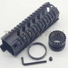 Тактический страйкбол 7 ''дюйма AR-15 M16 M4 трубчатое цевье Quad Rail Heavy Duty Защита для рук AR. 223/5. 56 RAS Принадлежности для охоты