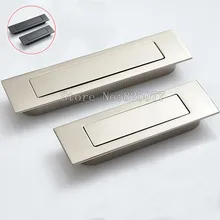 Brushed stainless steel Invisible,hidden Spring drawer /Sliding door handle Automatic closing dustproof,Hardware JF1193