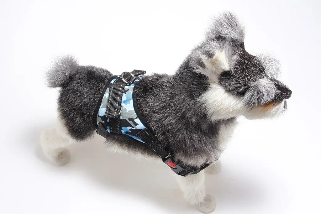 Solid Color Nylon Large Pet dog Chest Strap Harness Clasic Adjustable Doggy Puppy Traction Leash Explosion Proof Collar | Дом и сад