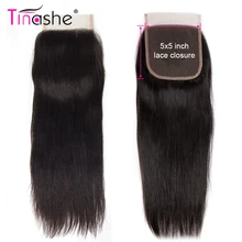 Perruque Lace Closure brésilienne naturelle – Tinashe, cheveux lisses, Lace Closure Transparent HD, 5x5 6x6, partie centrale libre