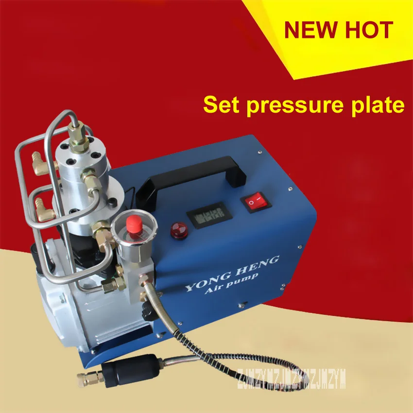 New 220V / 110V Set Pressure Section Electric High Pressure Air Pump