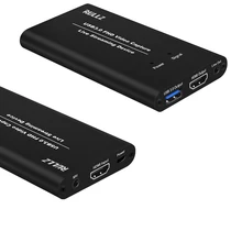 USB3.0 6 портов 1080P 60fps компьютерный ПК живое потоковое устройство, HDMI к USB 3,0 коробка записи видеозахвата с микрофоном в HDMI Передача к телевизору
