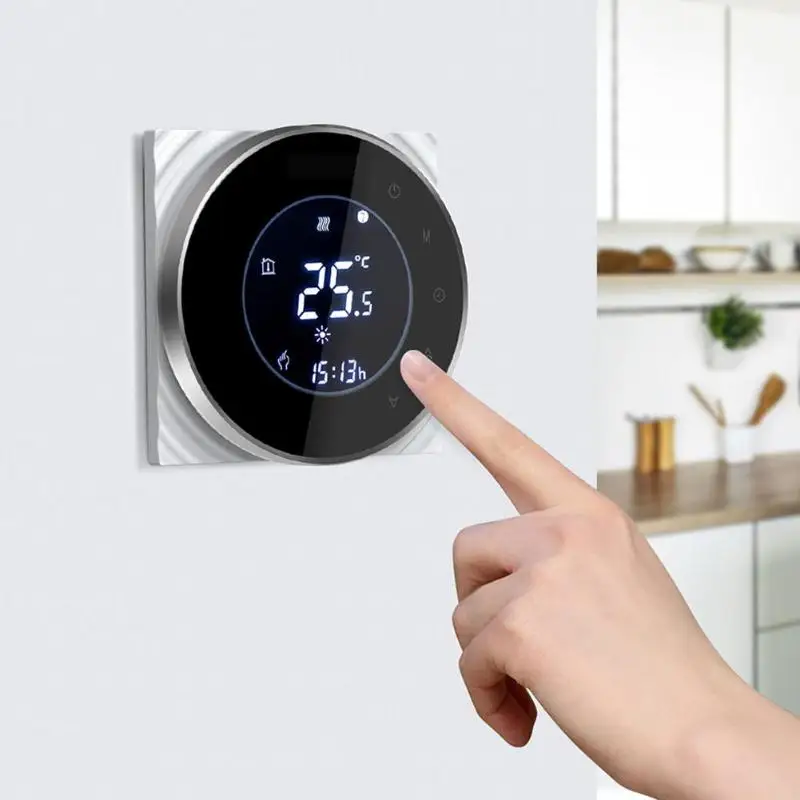 

Temperature Controller LCD Touch Screen Thermostat Temperature Controller Household Water Heating NTC Sensor Thermocouple Probe