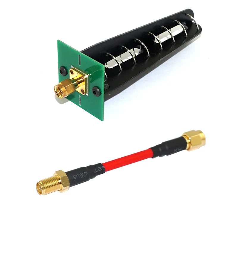 

1PCS RC FPV Amoway AV Receiver Antenna 11DBI 7Turn 5.8G Helical RHCP/RP SMA Elicoidale Circularly Polarized Part