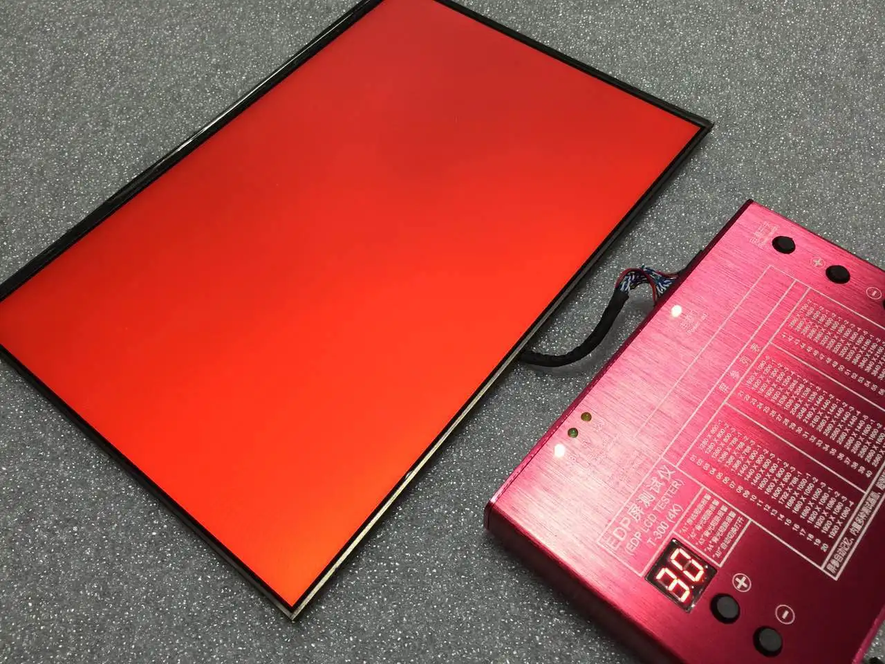 

T300 4K 3840 * 2160 EDP Color Broken Point Tester Machine LCD Screen T200 Screen LCD Module Display T200 Support for 1920 * 1200