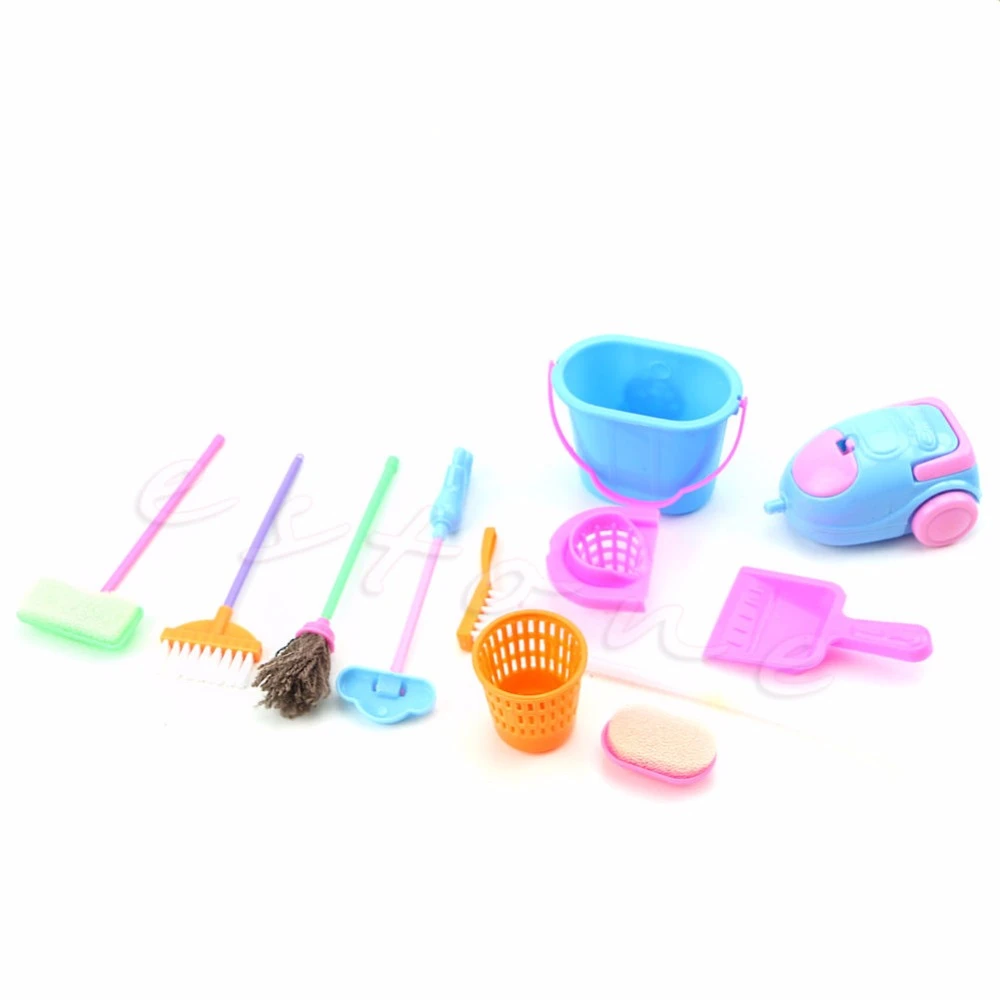barbie cleaning set