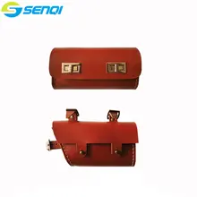 Pure Handmade Bicycle Bags Genuine Leather Bike Bag Faux Leather Cycling Bike Saddle Tail Rear Bags