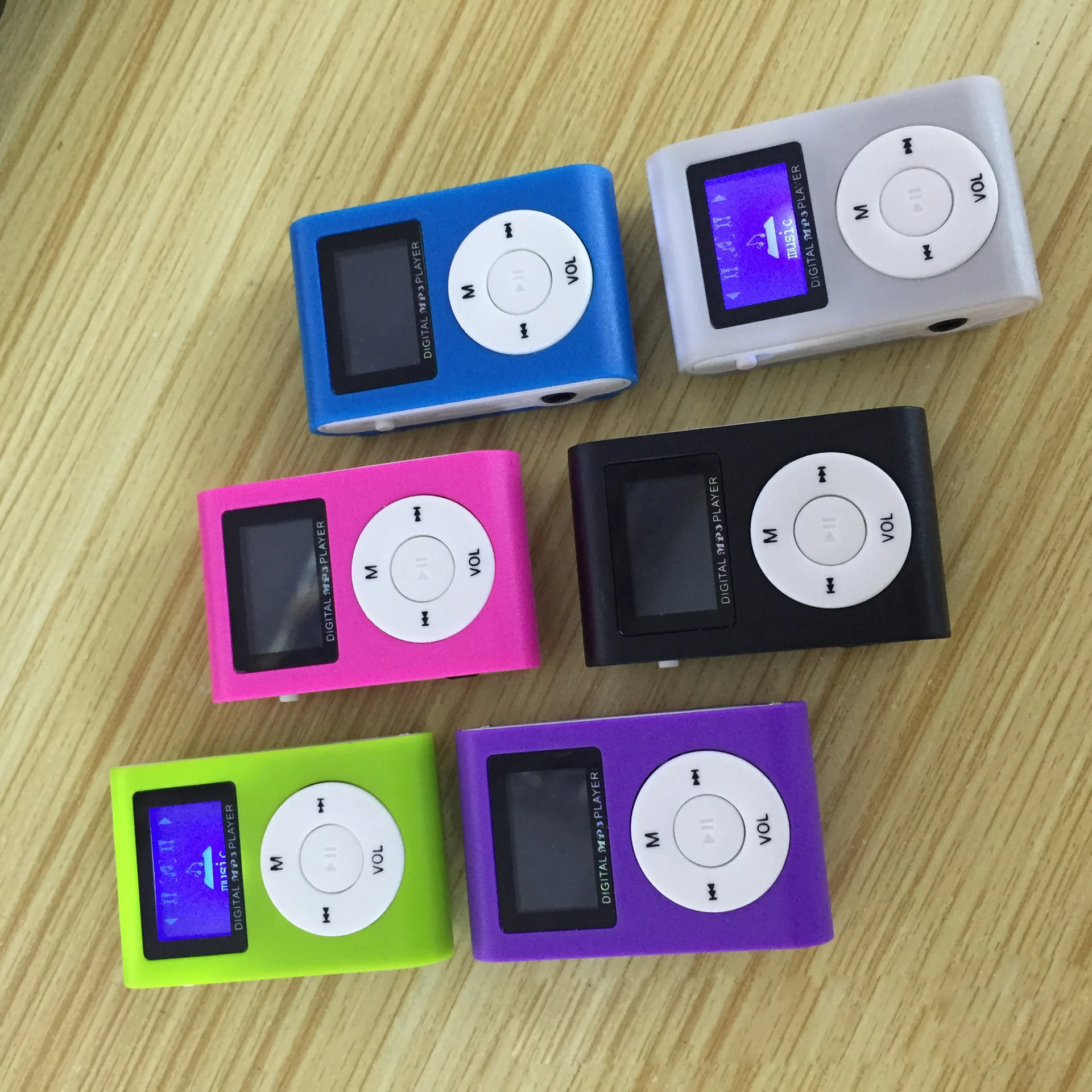 Mp3-плеер мини музыкальный медиаплеер Портативный ЖК-экран USB Поддержка Micro SD TF
