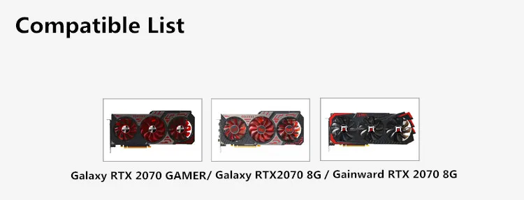 Курган полное покрытие GPU водоблок для GALAX RTX 2070 Gamer/Gainward 2080 Aurora материнская плата синхронизация AURA BS-GAH2080-PA2