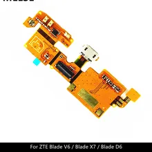 Порт зарядного устройства для zte Blade V6/Blade X7/Blade D6 USB зарядный порт док-станция полный гибкий кабель, запчасти для ремонта