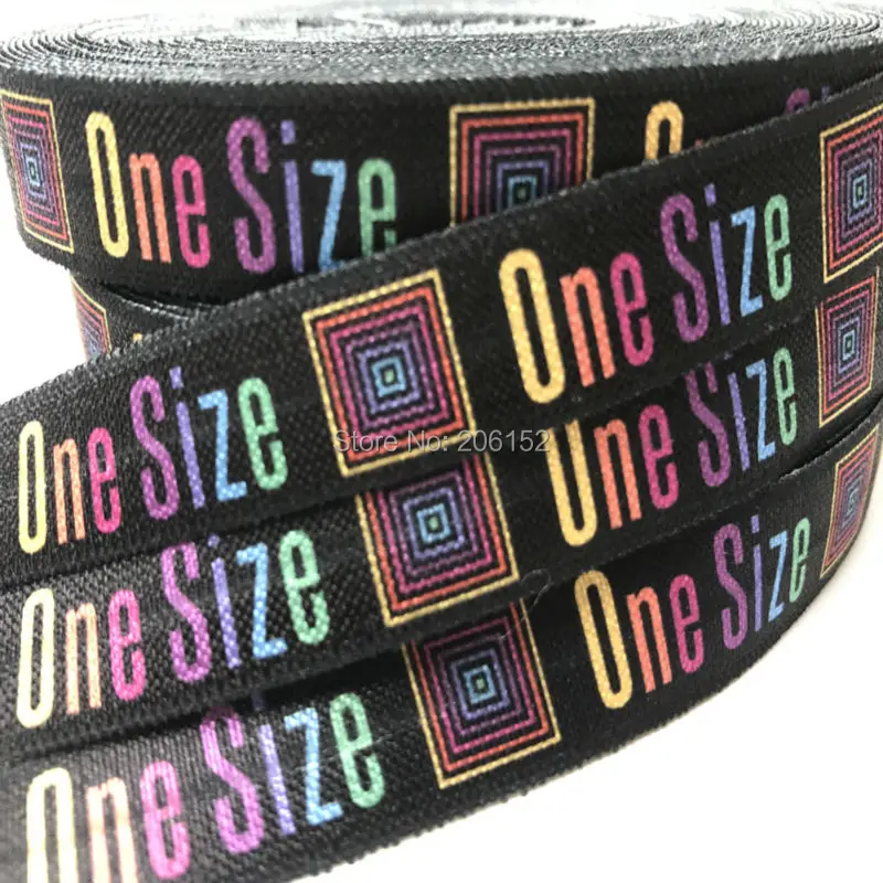 10 yards High Quality 5 8 One Size Print Fold Over Elastic LuLaRoe Heat Transfer Print